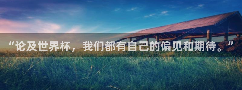 世界杯赛程表2026：“论及世界杯，我们都有自己的偏见和期待。”