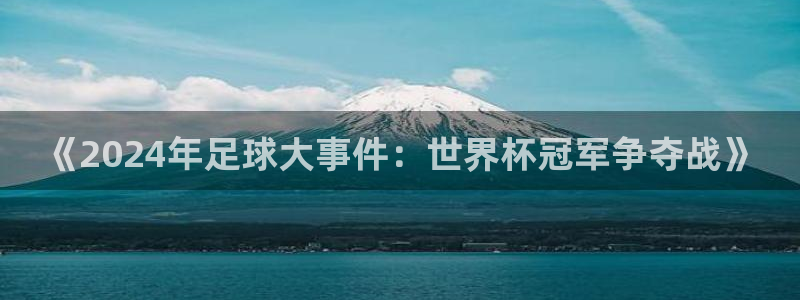 足球世界杯：《2024年足球大事件：世界杯冠军争夺战》